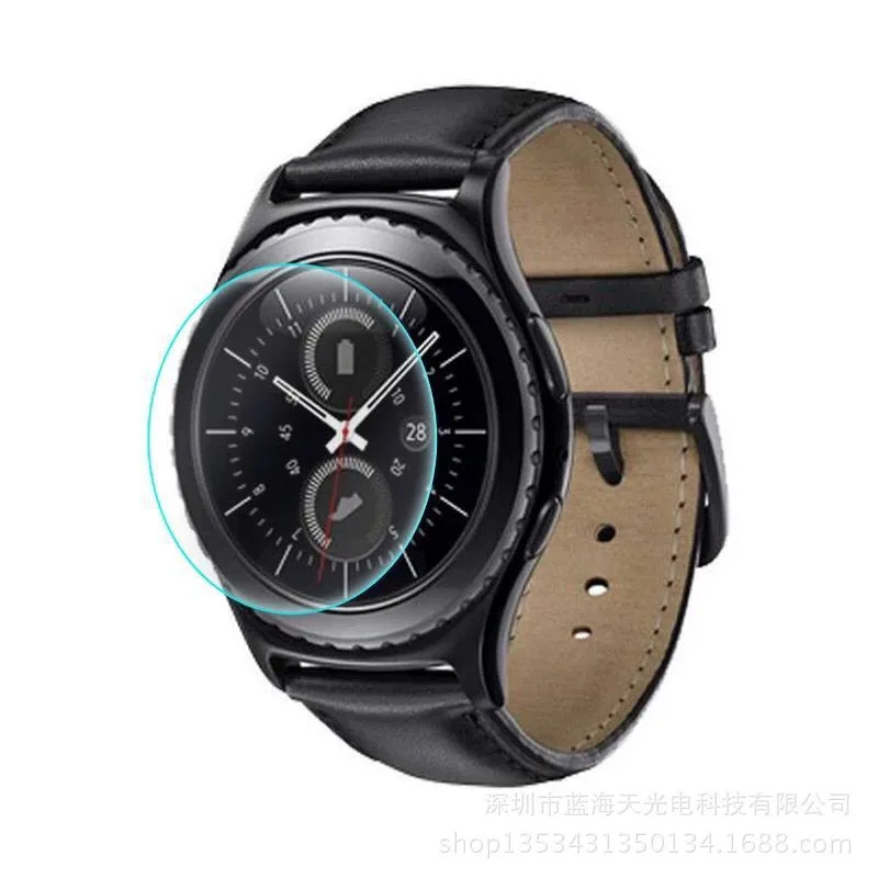 Ремешок gear S3 для samsung Galaxy watch 46 мм 42 мм band gear S3 Frontier Защитная пленка для экрана 9H 2.5D закаленное стекло