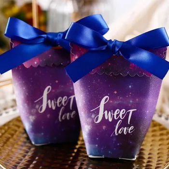 

Wedding Candies Box Creative Wedding Candies Box Wedding packaging Box Wedding Starry Candy Box Hand Gift