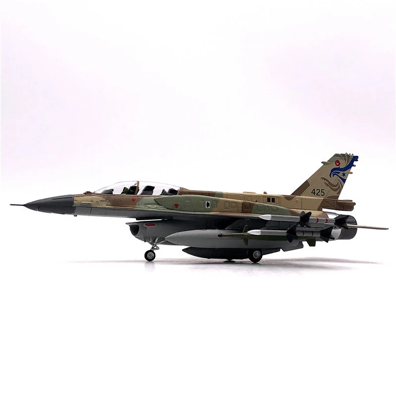 Джейсон пачка Diecast металлические 1:72 ВВС Израиля f 16i гроза Военный Истребитель