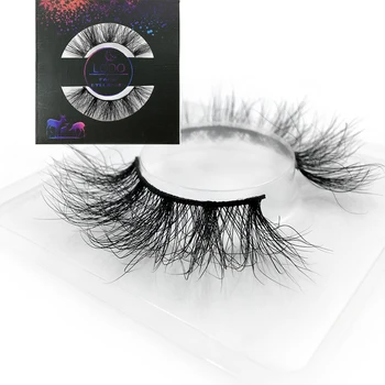 

NEW 1pair Mink False Eyelashes Messy Cross Soft Cotton Stalk Natural Short Fake Eyelashes Smoke Banquet Makeup Mink Eye Lashes