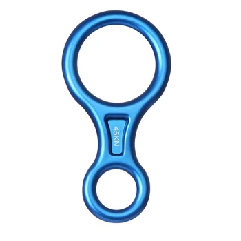 

Outdoor 35KN 8 Shape Descender Rock Climbing Carabiners Abseiling Downhill Safety Ring For Device Climbing Equipment