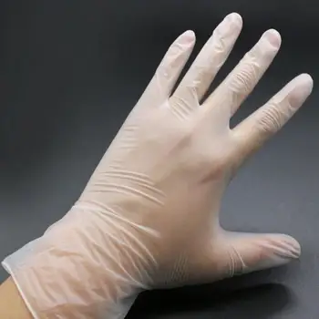 

20pcs Disposable Latex Medical Anti-virus Gloves Universal Cleaning Work Finger Gloves Protective Food Cosmetic for Safety