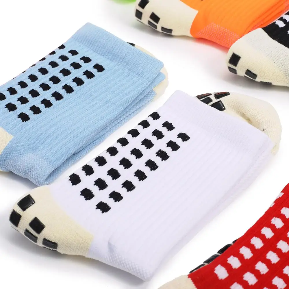 New Men's Sports Socks Thick Towel Bottom Men's Mid-tube Dispensing Non-slip Football Socks Basketball Socks Sports Stockings