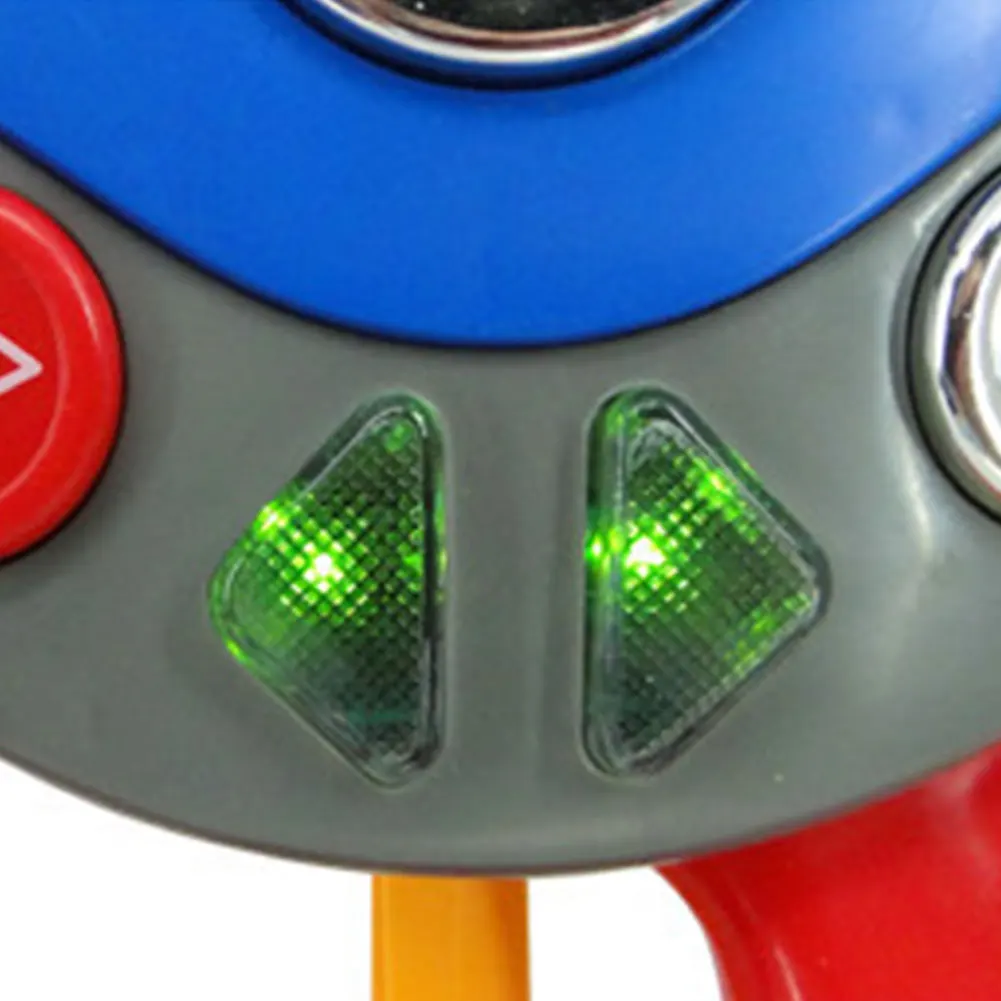 Baby Kids Car Gift Music Voices Colorful Flash Steering Wheel Toy Electric Backseat Travel Sounds Simulation 5