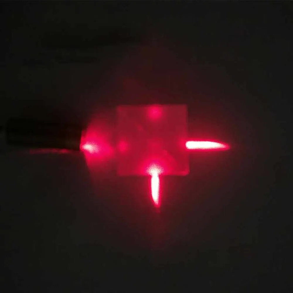 Optical Glass Glued Triangular Prism beam Splitter 15*15*15mm 2:8 Splitting Cube Mitsubishi Mirror splitting prism | Инструменты