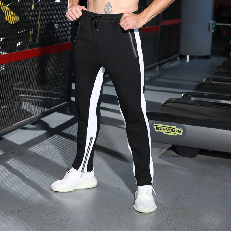 Мужская одежда для фитнеса модные штаны для бодибилдинга jogger повседневные брюки для спортзала мужские брюки тренажерные залы Упражнение мужская одежда