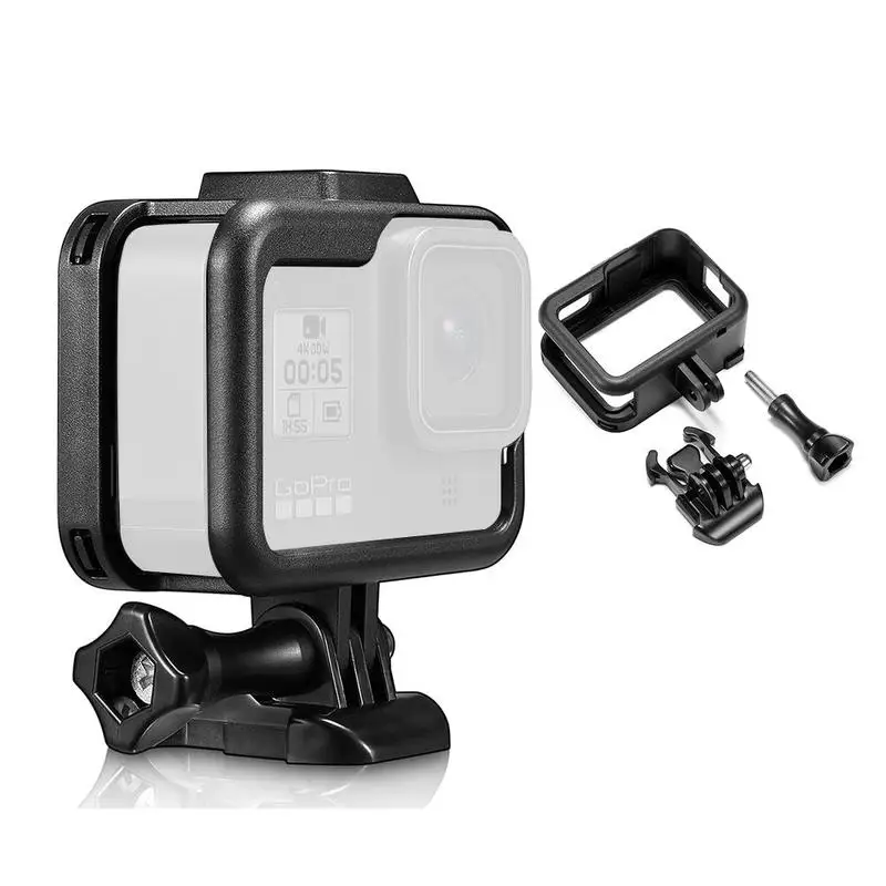 Пластиковый защитный чехол-рамка для GoPro Hero 8, черный чехол для экшн-камеры, крепление для Gopro, аксессуары
