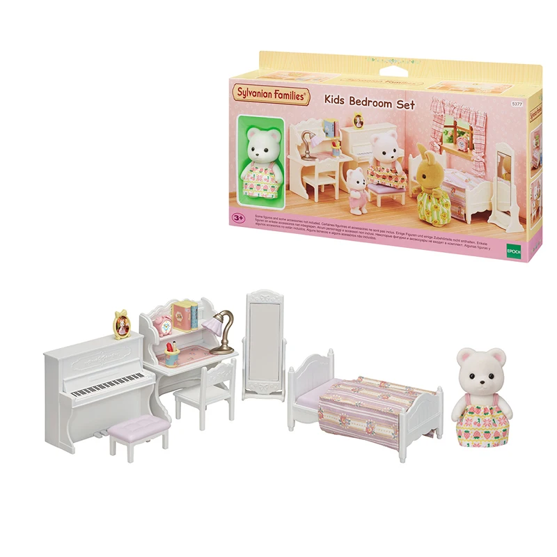 sylvanian families childrens bedroom furniture set