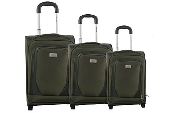 

Set valigie trolley 3 pezzi semirigido PIERRE CARDIN verde da viaggio S241