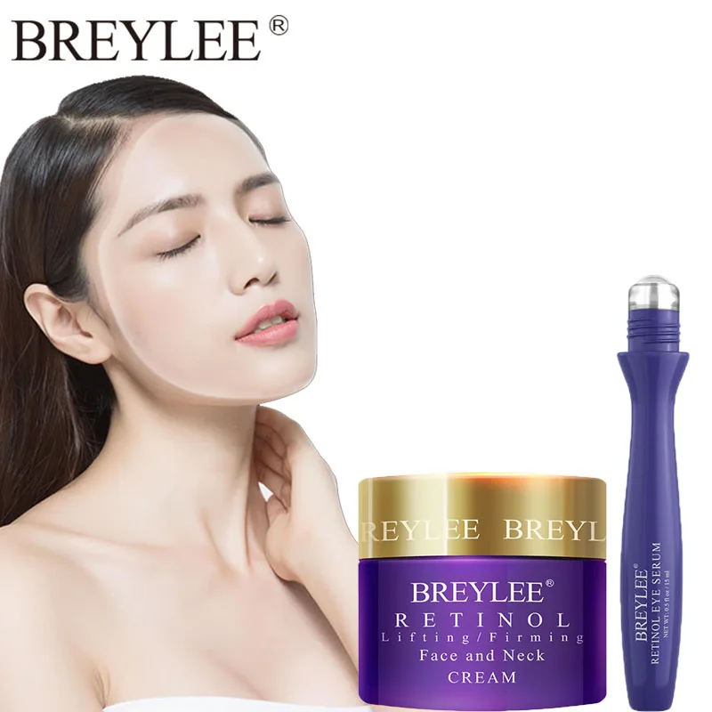 

BREYLEE Retinol Firming Face+Eye Cream Lifting Eye bags Anti-Aging Remove Dark circles Anti-Wrinkles Moisturizer Skin Care Suit
