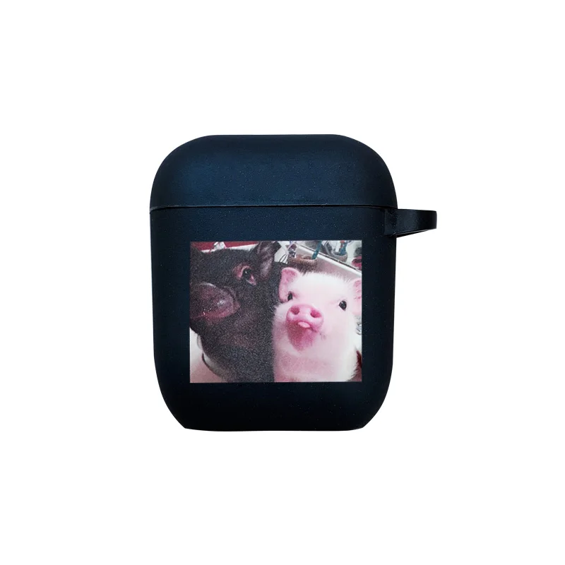style7 Soft Прозрачный жесткий чехол с милой мультяшной Свинкой для Airpods, чехол для беспроводных наушников, чехол для AirPods 2, защитный чехол для Air Pods, чехол - Цвет: style7 Soft