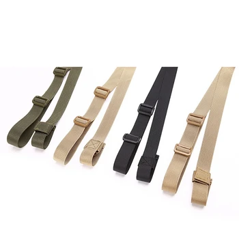 

Outdoor Multi-function Adjustable Two Point Tactical Rifle Sling Strap Airsoft Mount Bungee Camera Safety Rope System Kit