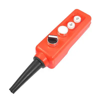 

2-Position Rotary Selector White Momentary Hoist Crane Push Button Switch