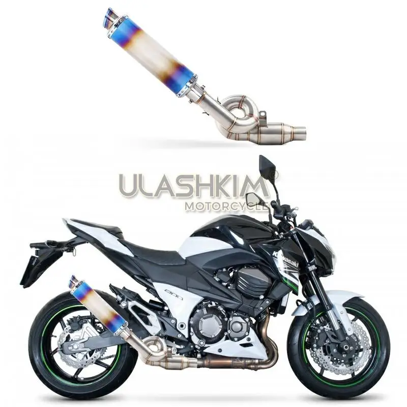 Мотоцикл Полная система глушитель Escape средняя ссылка контактная труба без