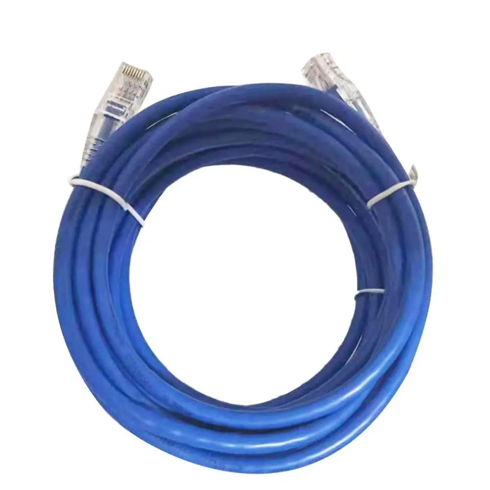 dark blue Соединительный кабель Ethernet, шесть типов, круглый провод, бескислородная медь, прозрачный, чистый хвост, стандартная линия передачи данных - Цвет: dark blue