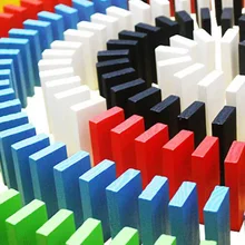 100 шт. игрушки домино, Детские деревянные игрушки, красочные блоки домино, наборы для раннего обучения, игры домино, Развивающие детские игрушки