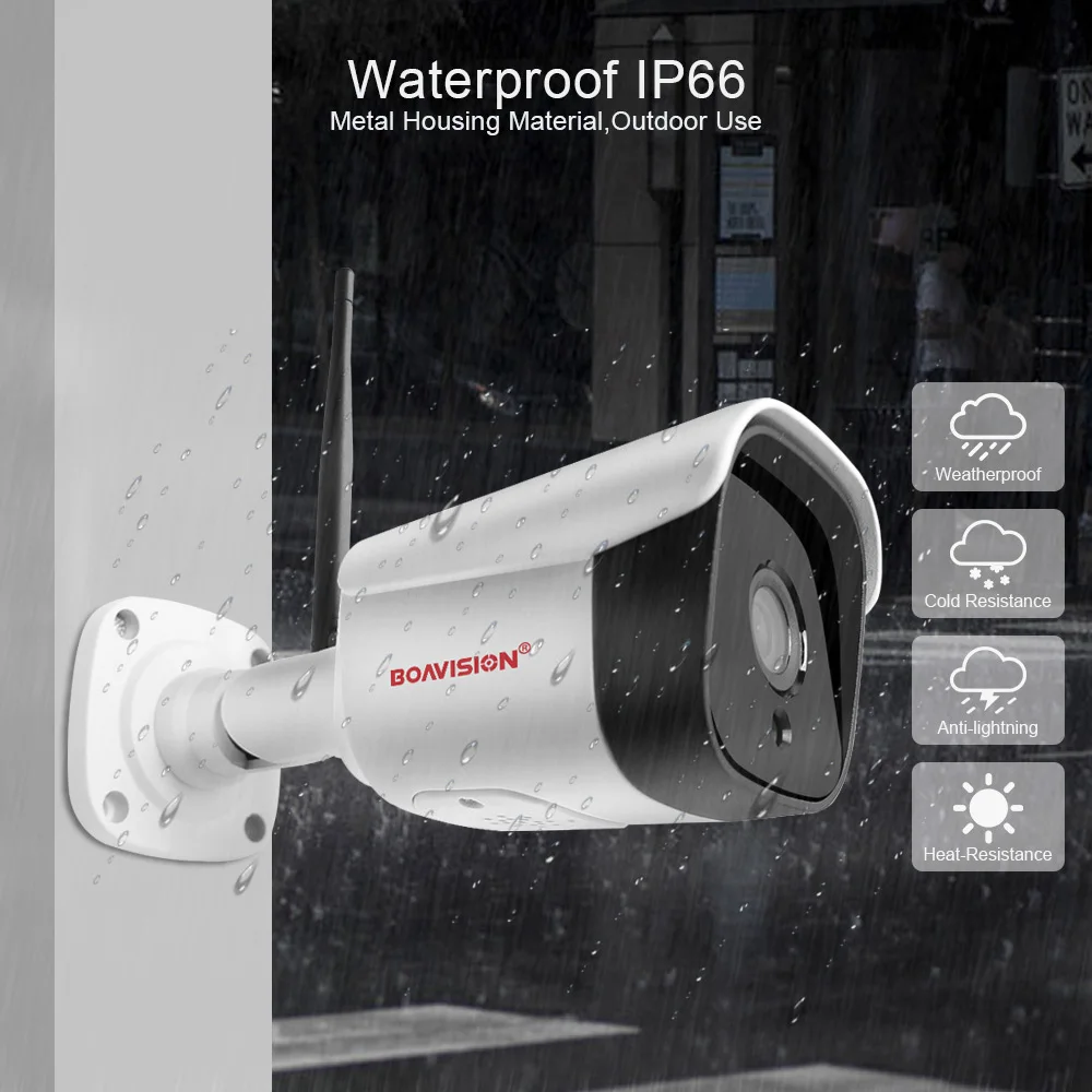 1080P 5MP беспроводная Wifi пуля ip-камера Onvif IMX307 металлическая наружная двухсторонняя аудио IR 20 м ночного видения камера видеонаблюдения CamHi