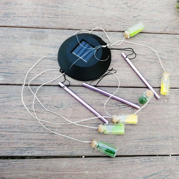 

Portable Garden Solar Powered Automatic Decorative Hanging Energy Saving Color Changing Sensitive Led Home Wind Chime Light Lamp