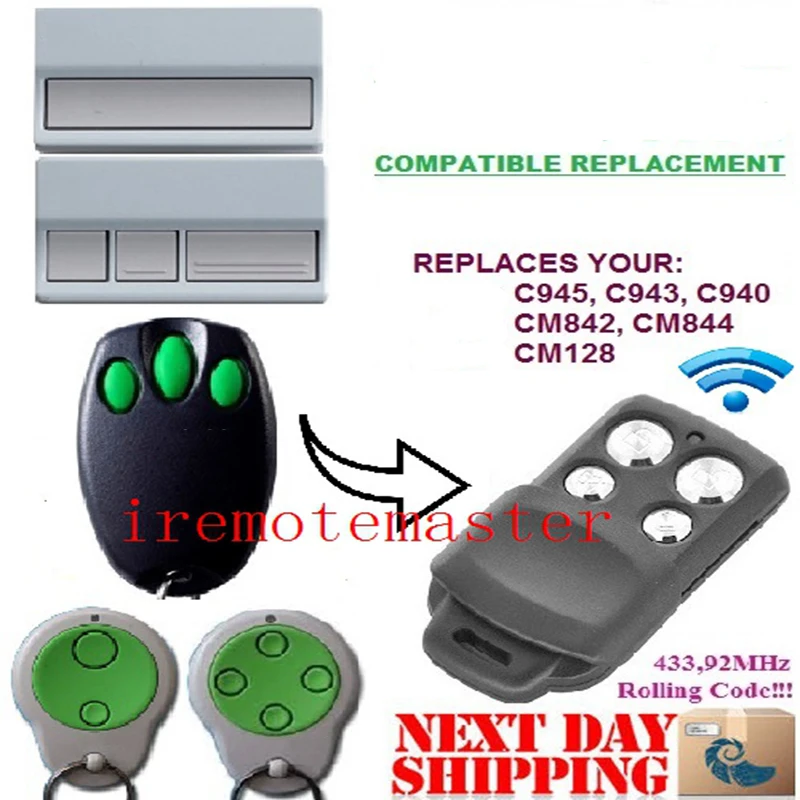 

For C945 plus Garage Door replacement remote Control top quality
