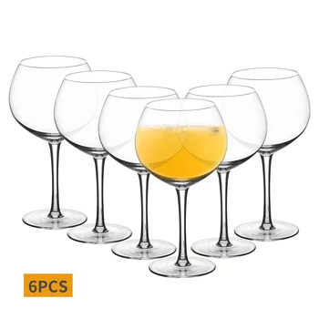

2/4/6-PCS Set 700ML Crystal Cocktail Wine Juice Glasses Stemware Goblet Wedding Water,Champagne Bar Glass Drink Cup Set Gift