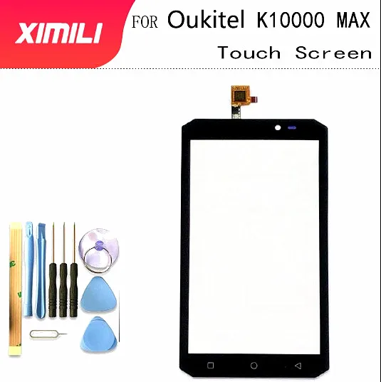 XIMILI для Oukitel K10000 MAX сенсорный экран Стекло гарантия дигитайзер стеклянная панель сенсорная Замена для K10000 MAX