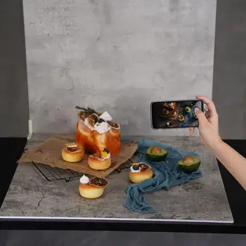 

60*60cm Photography Marbling Backdrop Photo Background Wood Grain Waterproof Backdrops Board Studio Photo