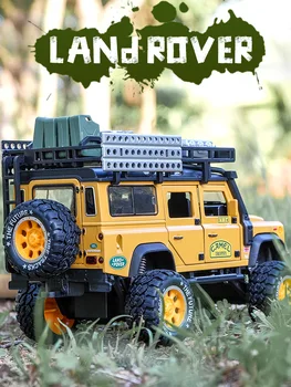 

1:32 Land Rover guards Suv Metal Diecast Metal Toy vehicle Model Alloy Simulation Sound Light Pull Back Toy Kids Gift music