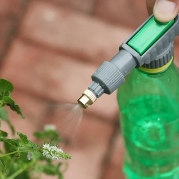 

1pc High Pressure Air Pump Manual Sprayer Adjustable Drink Bottle Spray Head Nozzle Garden Watering Car Wash Daily Cleaning Tool