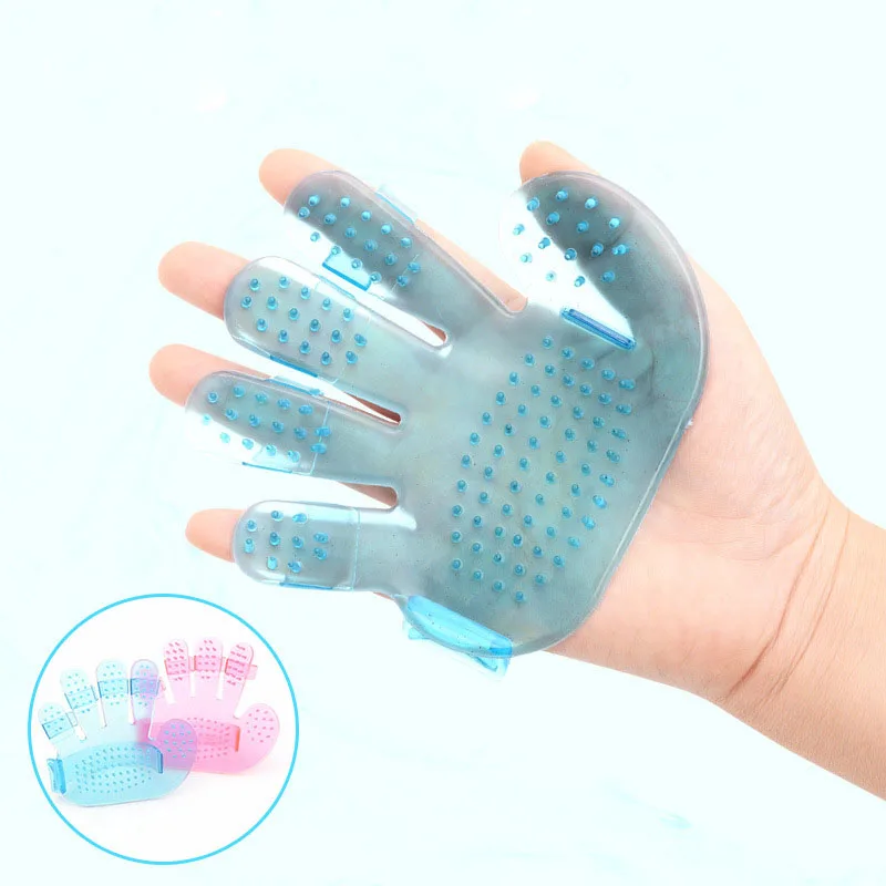 

Dog Cat Grooming Glove Deshedding Efficient Pet Grooming Glove Dog Bath Clean Massage Pet Glove Hair Remove