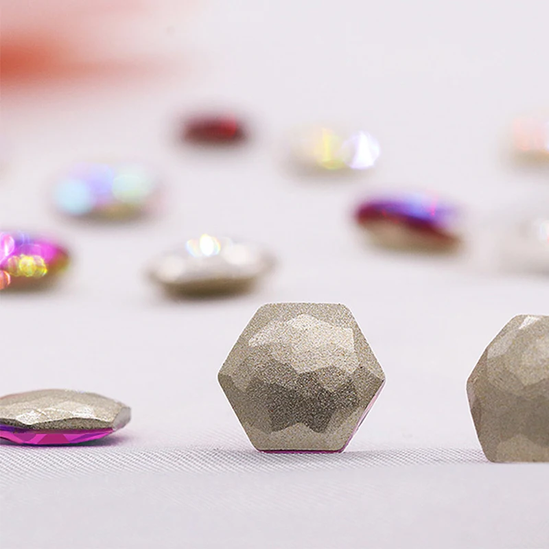 Шестигранные хрустальные стразы для украшения из стекла обувь со стразами
