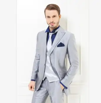 

New Classic Men’s Suit Smolking Noivo Terno Slim Fit Easculino Evening Suits For Men One Button Groom Tuxedos Groomsmen Prom Br