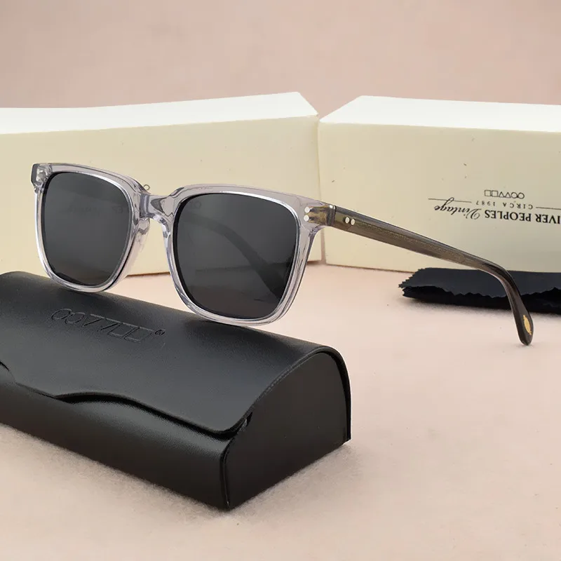 Ретро Поляризованные Солнцезащитные очки женские брендовые дизайнерские круглые Винтажные Солнцезащитные очки Мужские Женские квадратные солнцезащитные очки для мужчин 5031 - Цвет линз: C009