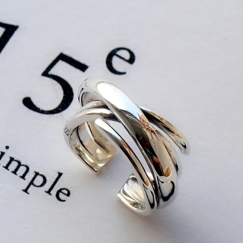 New-Arrivals-925-Sterling-Silver-Multilayer-Smooth-Rings-For-Women-Adjustable-Size-Finger-Ring-Fashion-sterling