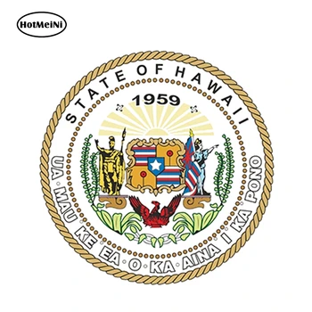 

HotMeiNi 13cm x 13cm Car Styling Hawaii Seal Sticker Bumper Vinyl Decal Motorcycle Helmet Motorcycle Auto Waterproof Decals