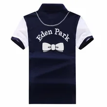 Hombre eden park Топ для мужчин с коротким рукавом Повседневная рубашка для регби camisa вышитая eden park polo Мужская дышащая