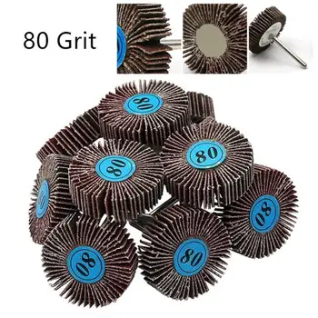 

80 Grit Grinding Sanding Sandpaper Flap Wheel Discs For Rotary Tool Shutter Polishing Wheel for Dremel Tools