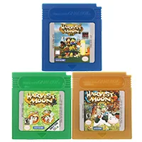 16-битная игровая консоль с картриджем Harves Moon Series версия на английском языке для
