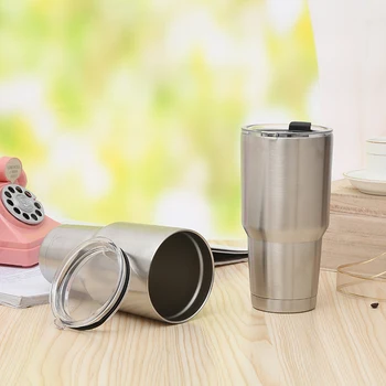 

Stainless Steel Travel Mug Insulated Tumbler Double Car Ice Cup Camping Double Wall Vacuum Insulation Water Coffee Cups with Lid