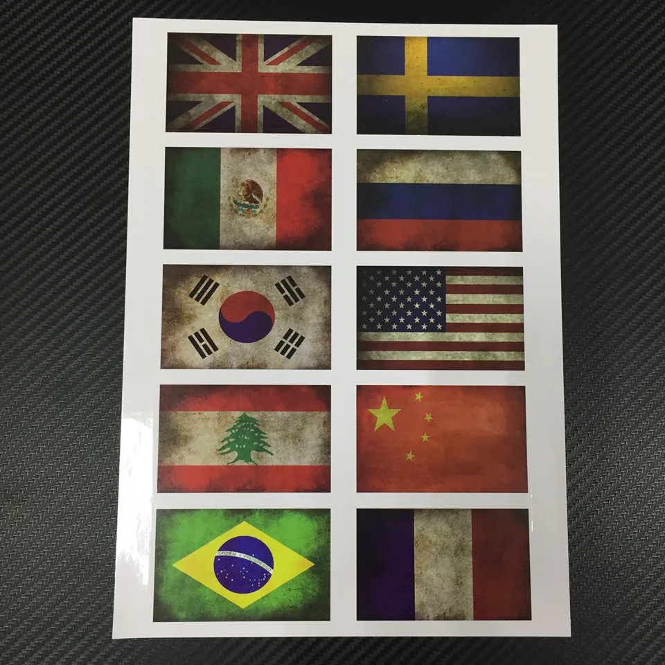 

Vintage flag Stickers Computer Laptop Sticker Trolley Luggage Suitcase Sticker For Car Guitar Skateboard Car Stickers
