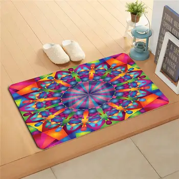 

K&!163 Custom Colorful classic pattern #7 Doormat Home Decor Door mat Floor Mat Bath Mats foot pad J-725F163ed