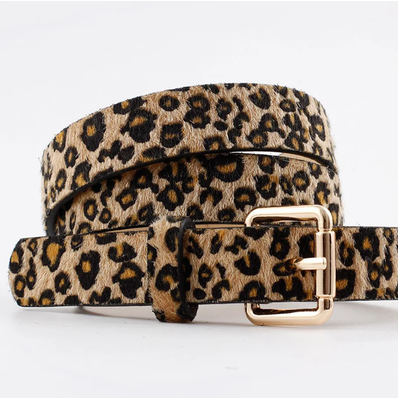 Maya Statement Belt Leopard Snake And Zebra Print Belt