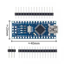 Nano Mini USB с Загрузчиком совместимый Nano 3,0 контроллер для arduino CH340 USB драйвер 16 МГц Nano v3.0 ATMEGA328P/168 P
