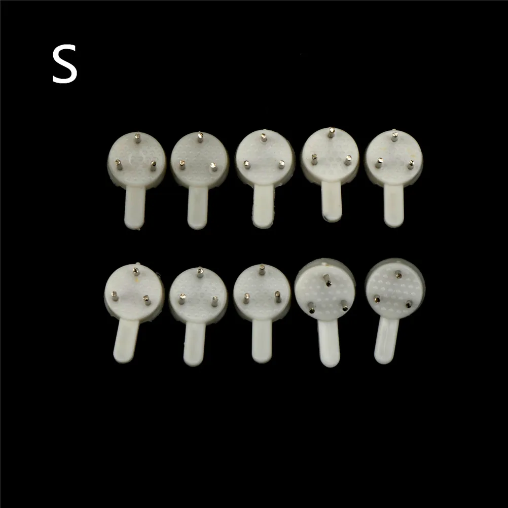 Wall Hooks Picture Frame Hangers Hanging Hooks 10Pcs/lot Plastic Multi Function Invisible Wall Mount Photo Picture Frame Clock Mirror Nail Hook Hanger Seamless Nail