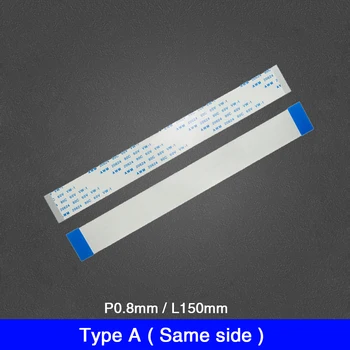 

FFC FPC Flat Flexible Cable LCD Cable AWM 20624 80C 60V VW-1 FFC 0.8MM 15CM Length Same side 6/8/9/10/12/14/16/18-36Pin