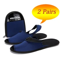 2 пары; Осенняя обувь; мужская повседневная обувь; дышащие домашние тапочки; обувь для пар; обувь для отелей, деловых поездок; складные шлепанцы; Masculino