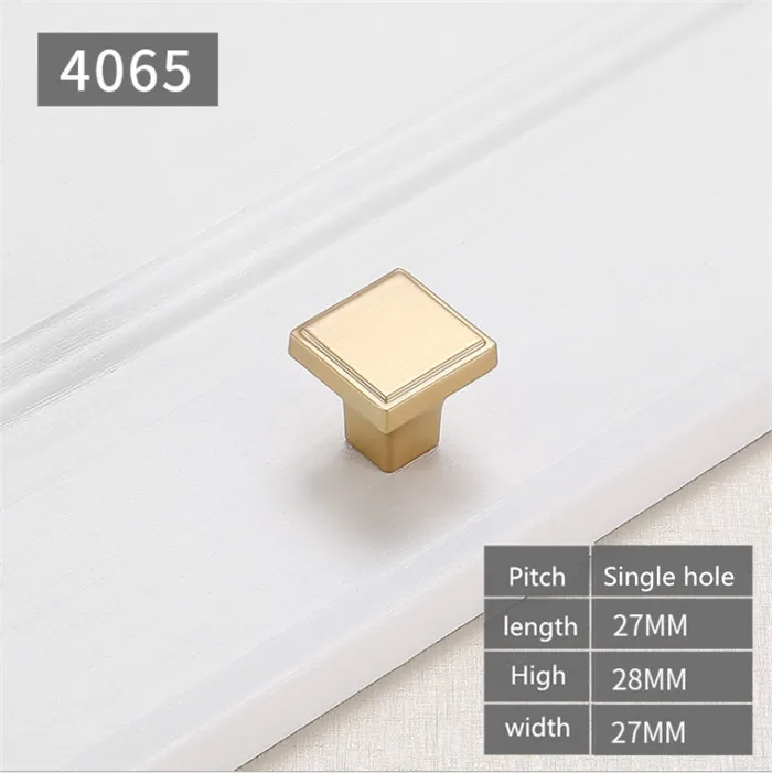 4065-27mm MAXMIX Золотой Алюминиевый гардероб прикроватный шкаф ручка шкафчика большие минималистичные ручки кухонная мебель выдвижение ящика шкафа - Цвет: 4065-27mm