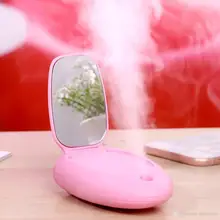 DHL/UPS Beauty Spray Makeup Mirror Usb Charging Mini Humidification Skin Light Mobile Power Nano Spray Water Meter free shipping 2016 new electric led micromotor brushless led light source system fits nsk nlx nano inner water spray kavo dhl