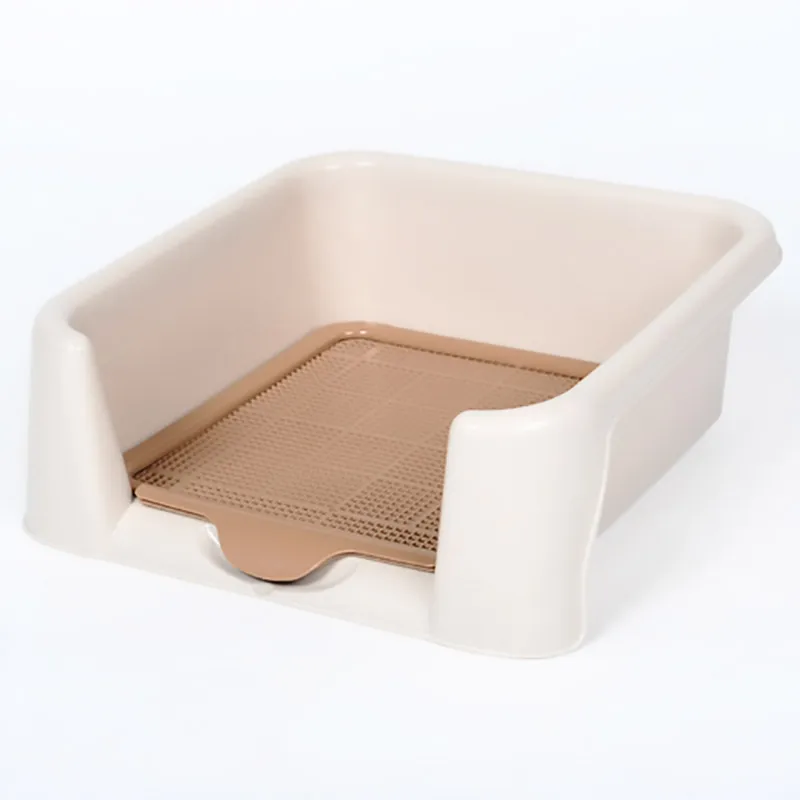 Bandeja de inodoro de perrito de plástico para limpieza de interiores HOOPET Pet Dog Cat