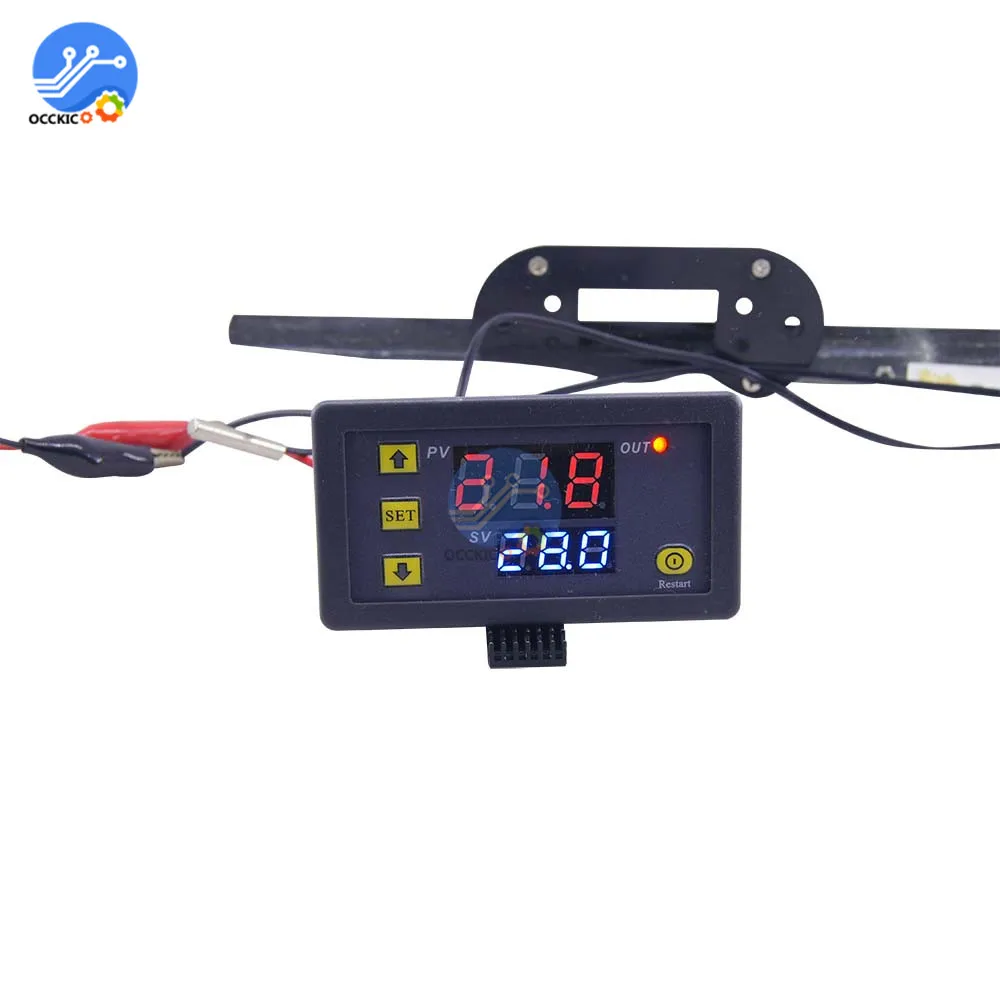 W3230 DC 12 V цифровой регулятор температуры красный и синий дисплей 20A-55-120 градусов измерения температуры данных сохранить