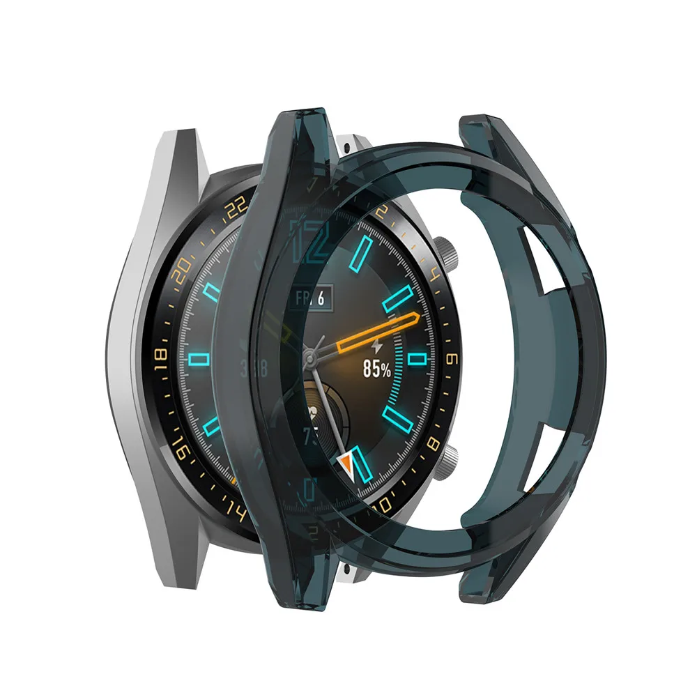 Прозрачный защитный ТПУ чехол для huawei Watch GT/GT 2 42 мм/46 мм Smartwatch спортивные часы чехол тонкий Замена Полный протектор
